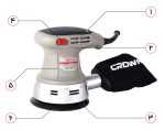 سنباده لرزان 240 وات اوربيتال کرون مدل Crown CT13394 - Image 6
