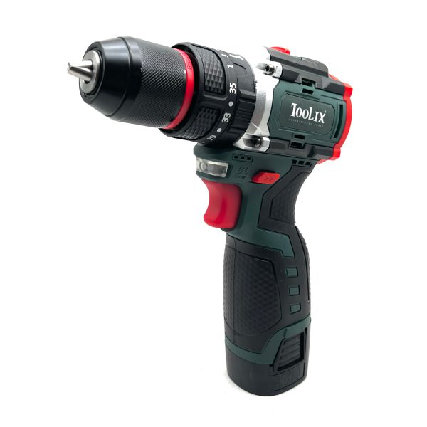 دریل شارژی چکشی ۱۶/۸ ولت تولیکس مدل TX-2418BR