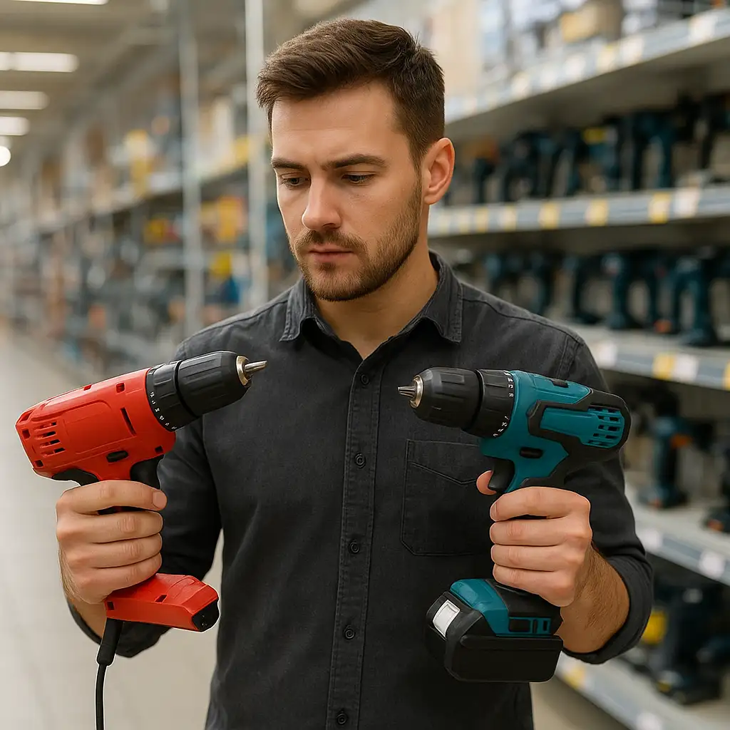 راهنمای خرید دریل برقی و شارژی؛ کدام مدل برای شما مناسب‌تر است؟