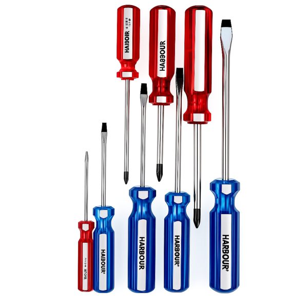 پیچ گوشتی دسته کریستالی کیفی 7 عددی هاربر مدل H7000P