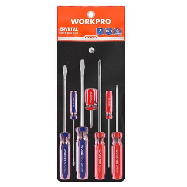 پیچ گوشتی 7عددی دسته کریستال مدل wp200533