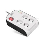 محافظ 4 خانه ارت دار آنالوگ کامپیوتر کلید دار با کابل 3 متر کد8792