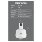 چراغ آویز شارژی دی پی مدل DP-7813 - Image 2