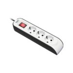 محافظ 3خانه ارت دار با کلید و کابل 5متری 8762