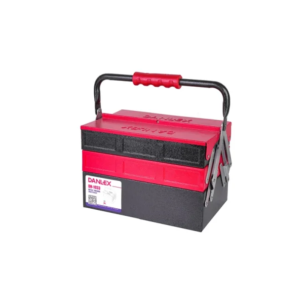 جعبه ابزار فلزی اتوماتیک دنلکس 30 سانتی متر 3 طبقه مدل DH-1033