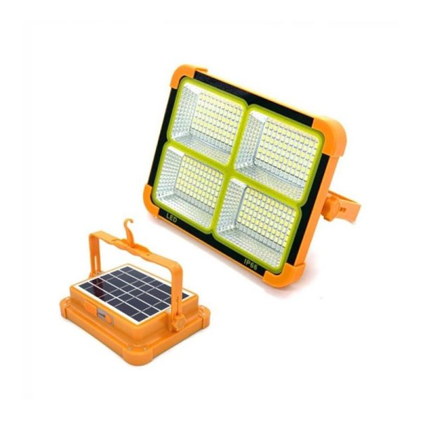 پروژکتور شارژی خورشیدی ۱۲۰۰ وات LED چند حالته