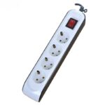 محافظ4خانه ارت دار با کلید و کابل 1/8 متری کد 8757